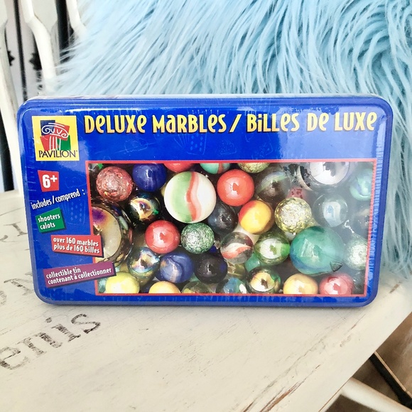 Marbles, Vintage 1999, Deluxe Marbles, In Collectable Tin, NEW, SEALED - Picture 1 of 9